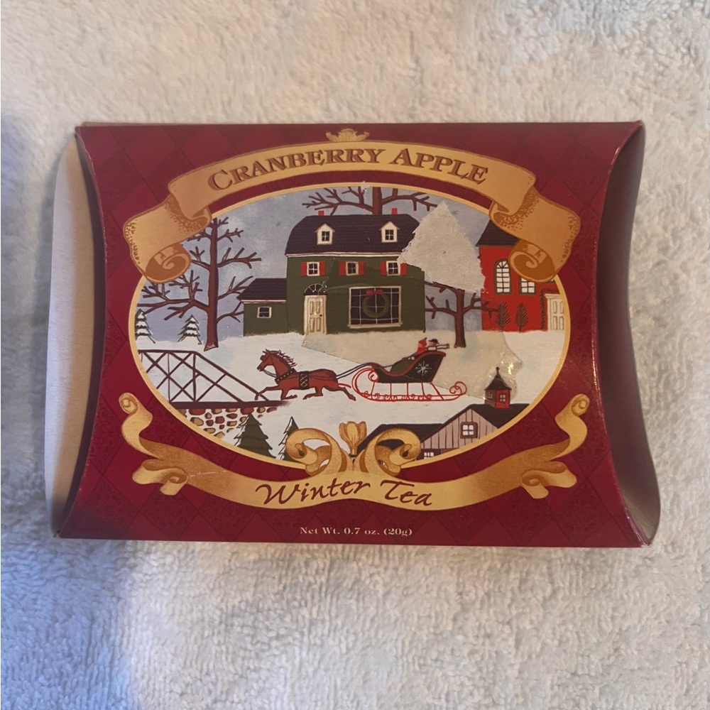 CRANBERRY APPLE WINTER TEA BAGS- NIP